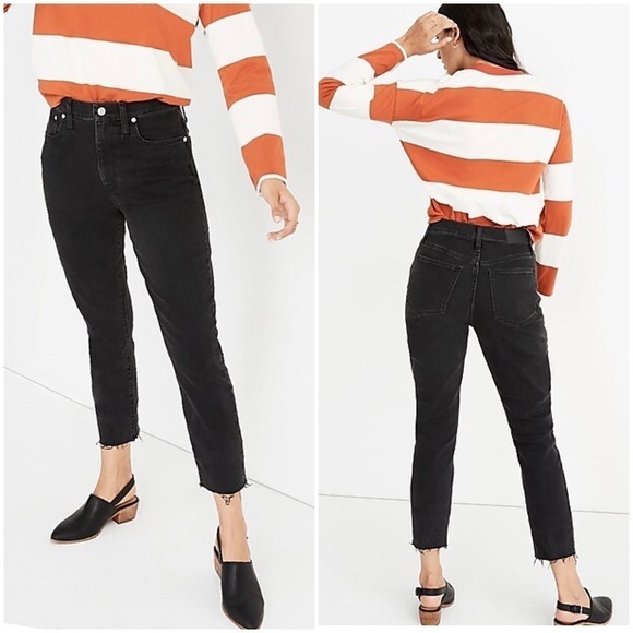Madewell • The Petite High-Rise Slim Boyjean in Lunar Wash AA923 - Picture 1 of 14